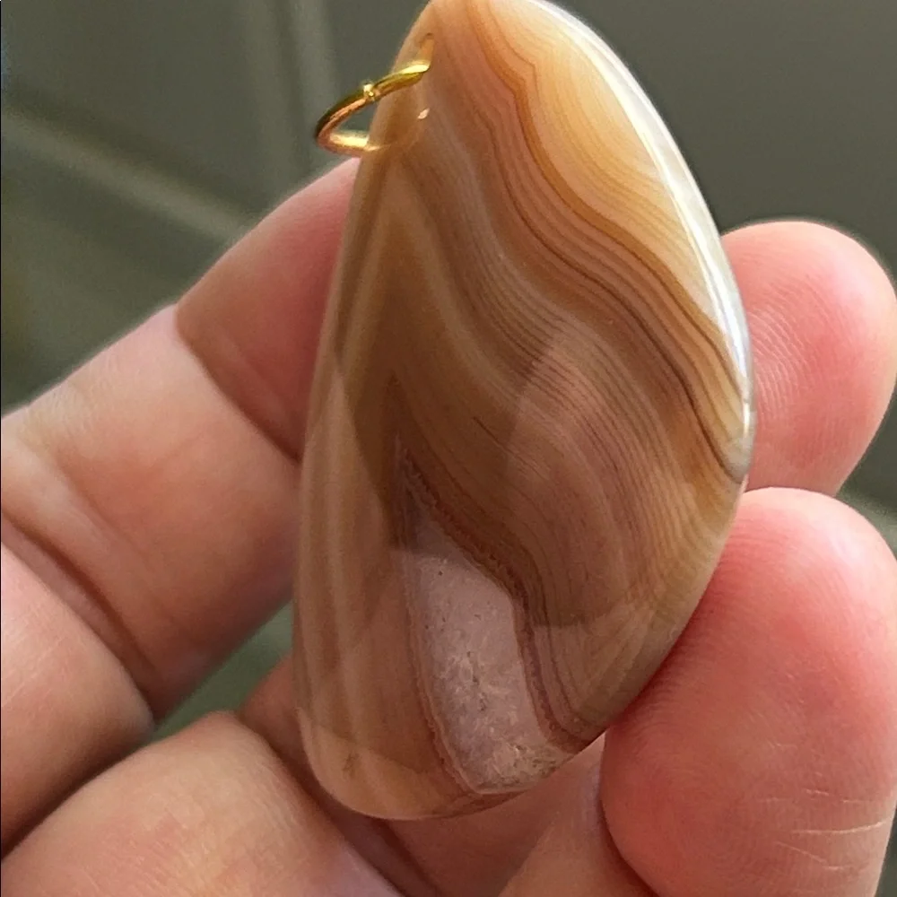 🖤Natural Agate stone Pendant - Picture 4 of 13